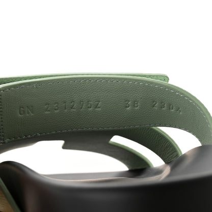 Hermes Epsom Womens Chypre Sandals 38 Vert Jade 8 of 8