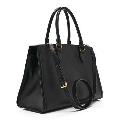 Prada Saffiano Soft Calfskin Tote Black 3 of 10