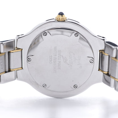 Cartier Stainless Steel 18K Yellow Gold 31mm Must De 21 Quartz Watch 5 of 6