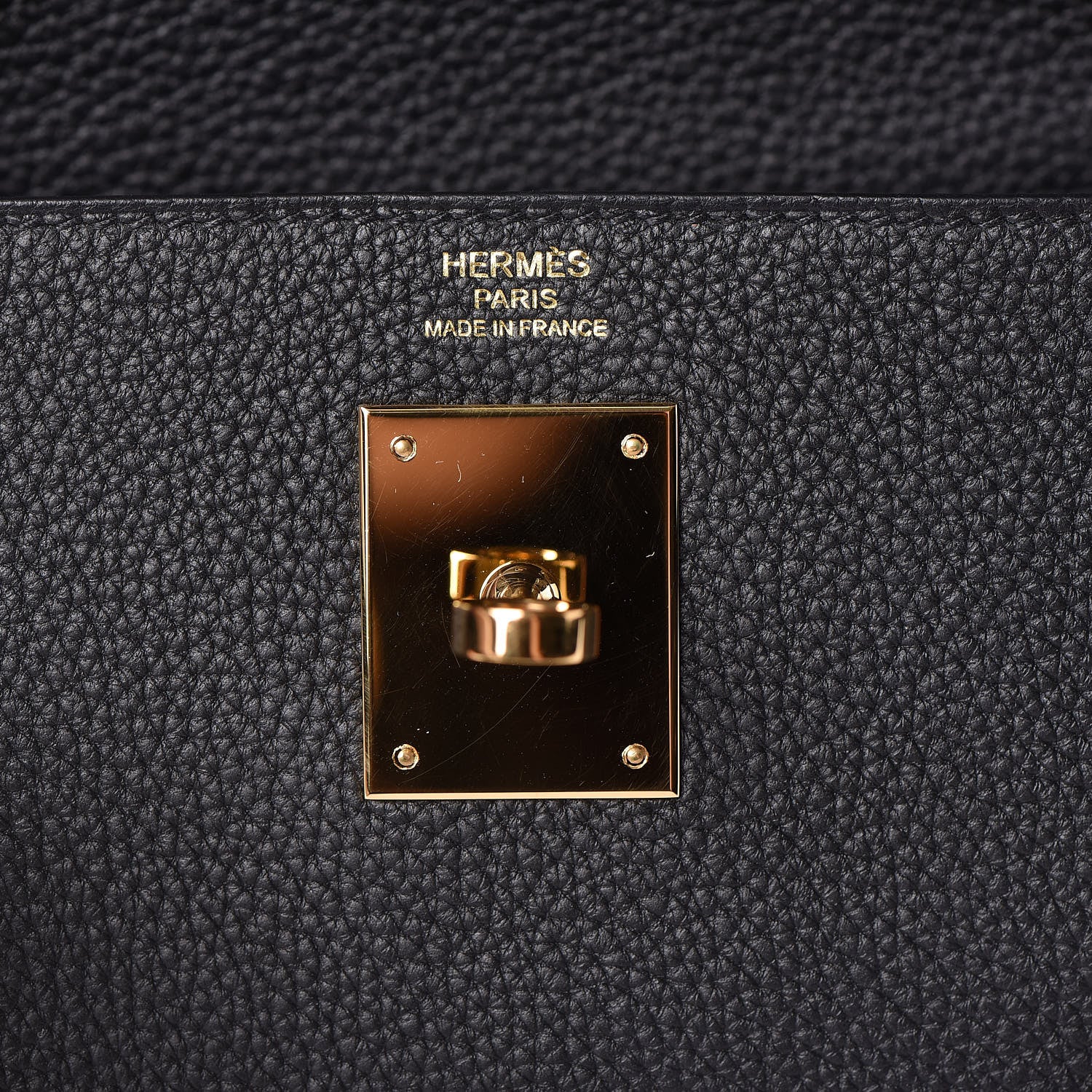 Hermes Togo Kelly Retourne 28 Black 24 of 38