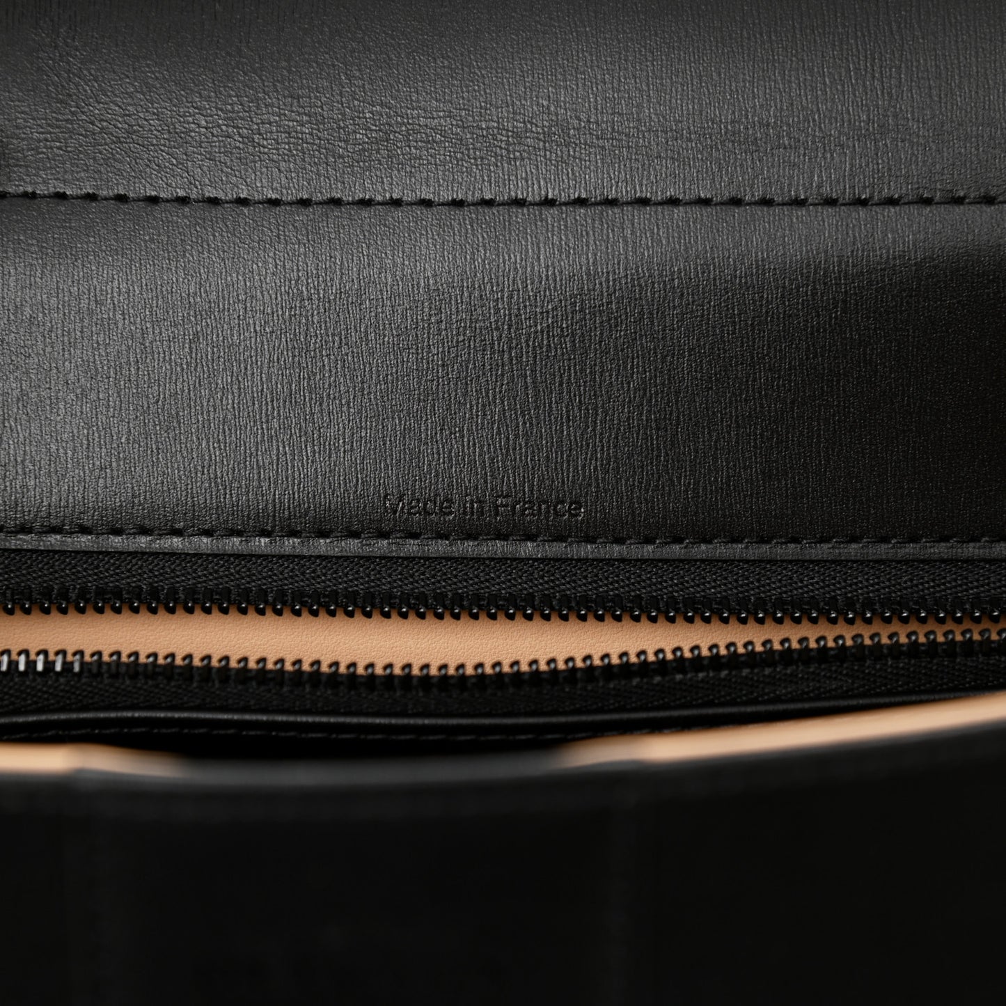 Calfskin MM L'Humour Brillant Satchel Black