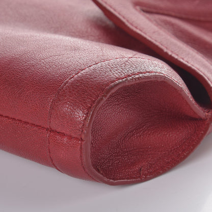 Alexander McQueen Calfskin De Manta Clutch Red 17 of 17