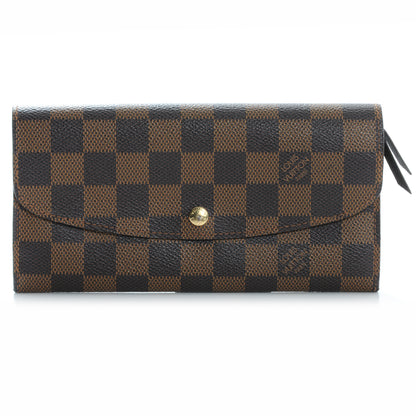 Louis Vuitton Damier Ebene Emilie Wallet 1 of 7
