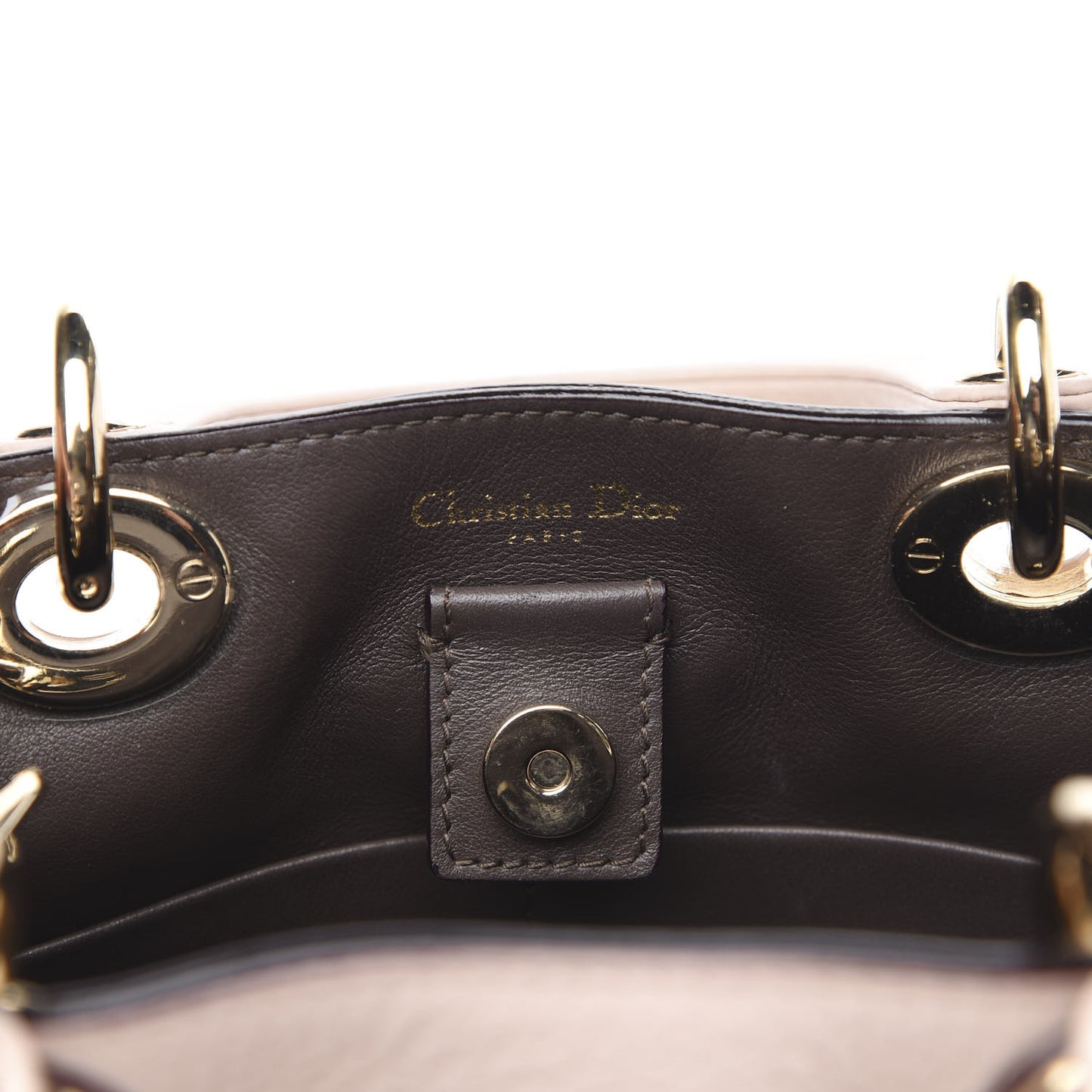 Calfskin Mini Diorissimo Tote Pink