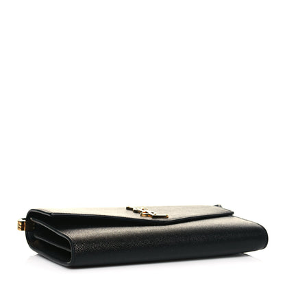 Saint Laurent Grain De Poudre Mini Uptown Crossbody Bag Black 4 of 14