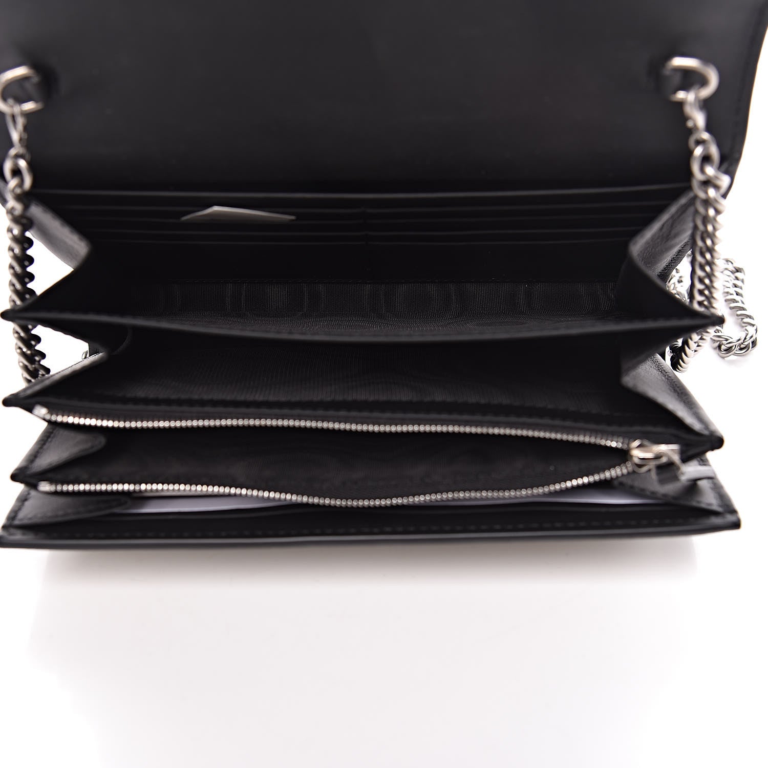 Gucci GG Supreme Monogram Mini Dionysus Chain Wallet Beige Black 5 of 10