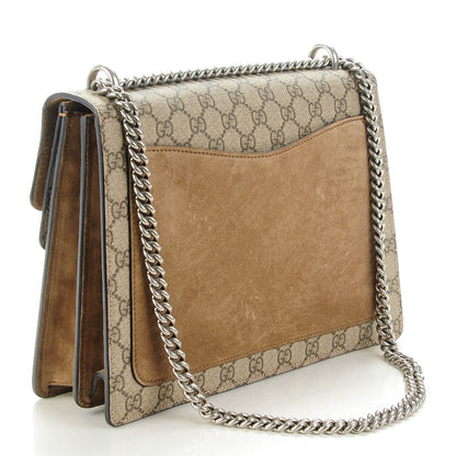 Gucci GG Supreme Monogram Medium Dionysus Shoulder Bag Taupe 3 of 7