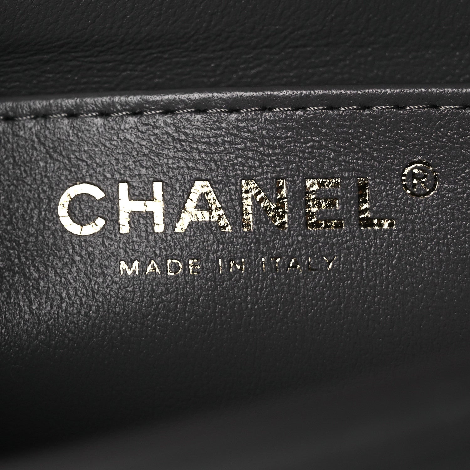 Chanel Lambskin Quilted Mini Top Handle Rectangular Flap Dark Grey 6 of 13