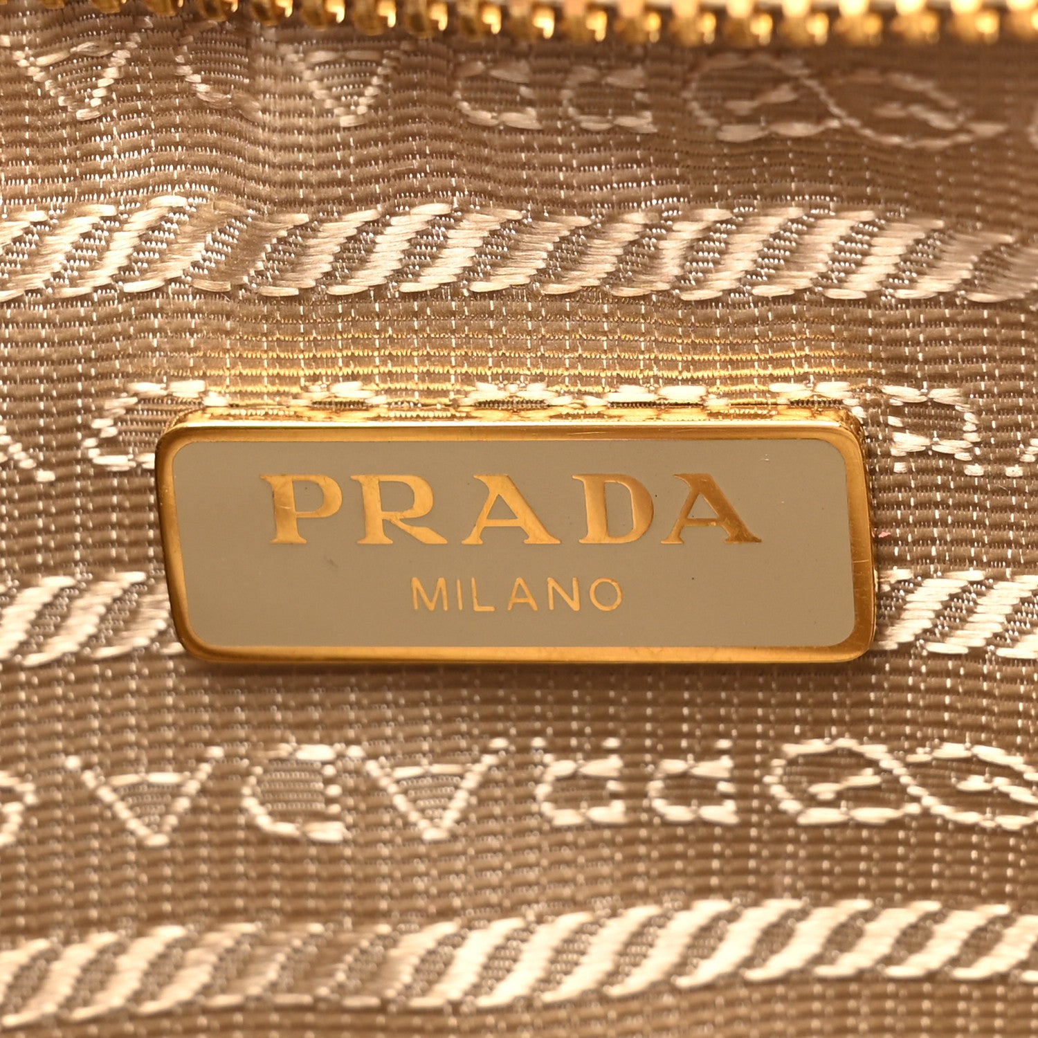 Prada Yarn Raffia Effect Crochet Striped Re-Edition 2005 Shoulder Bag Naturale Petalo 6 of 9