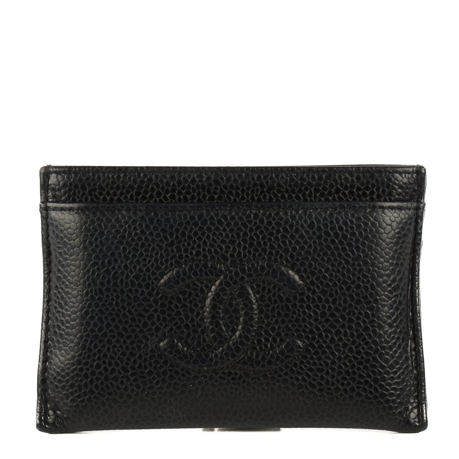 Chanel Caviar Timeless CC Card Holder Black 1 of 7