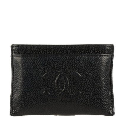 Chanel Caviar Timeless CC Card Holder Black 1 of 7
