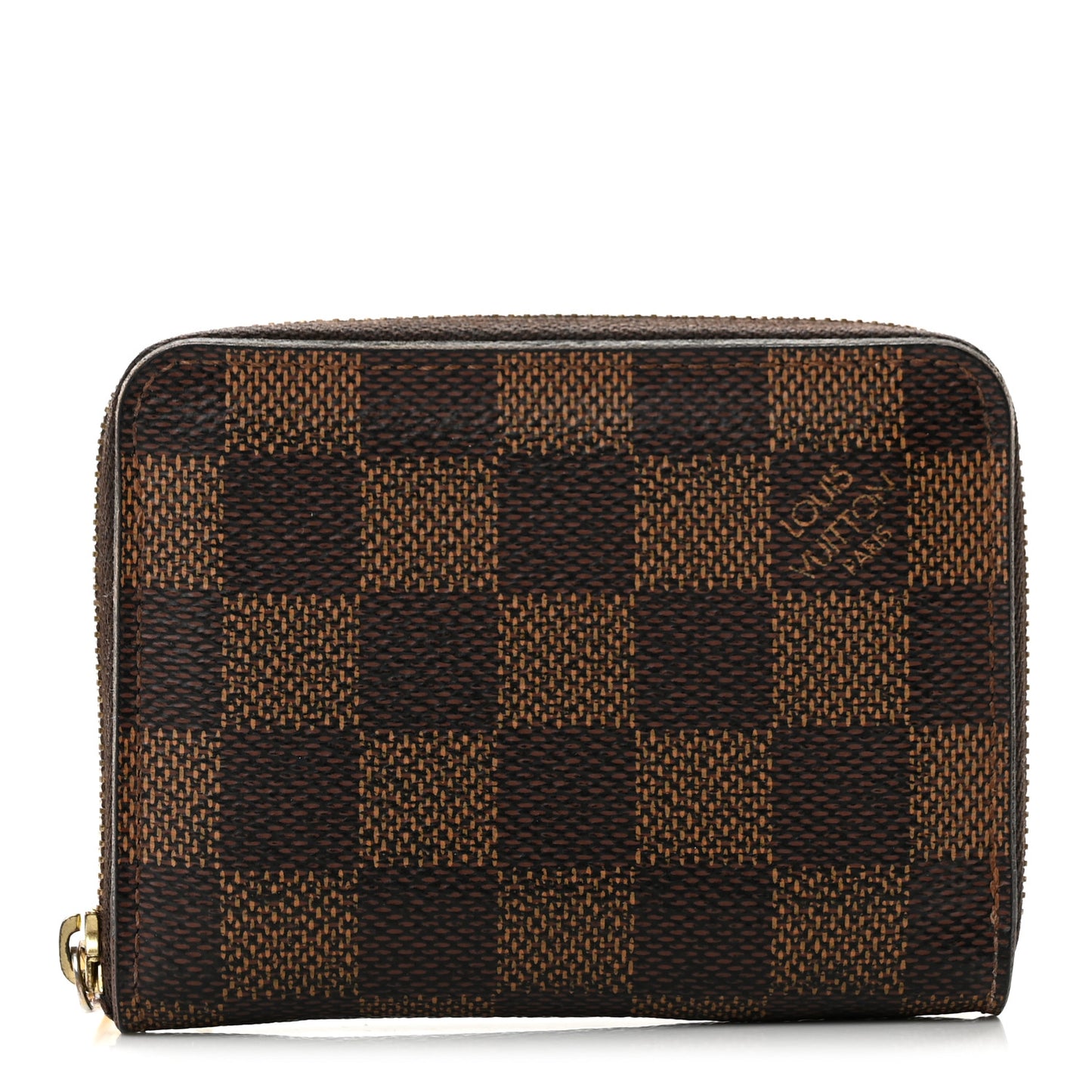 Damier Ebene Zippy Coin Purse Rose Ballerine