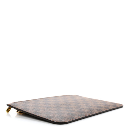 Louis Vuitton Damier Ebene Neverfull MM GM Pochette Rose Ballerine 4 of 6