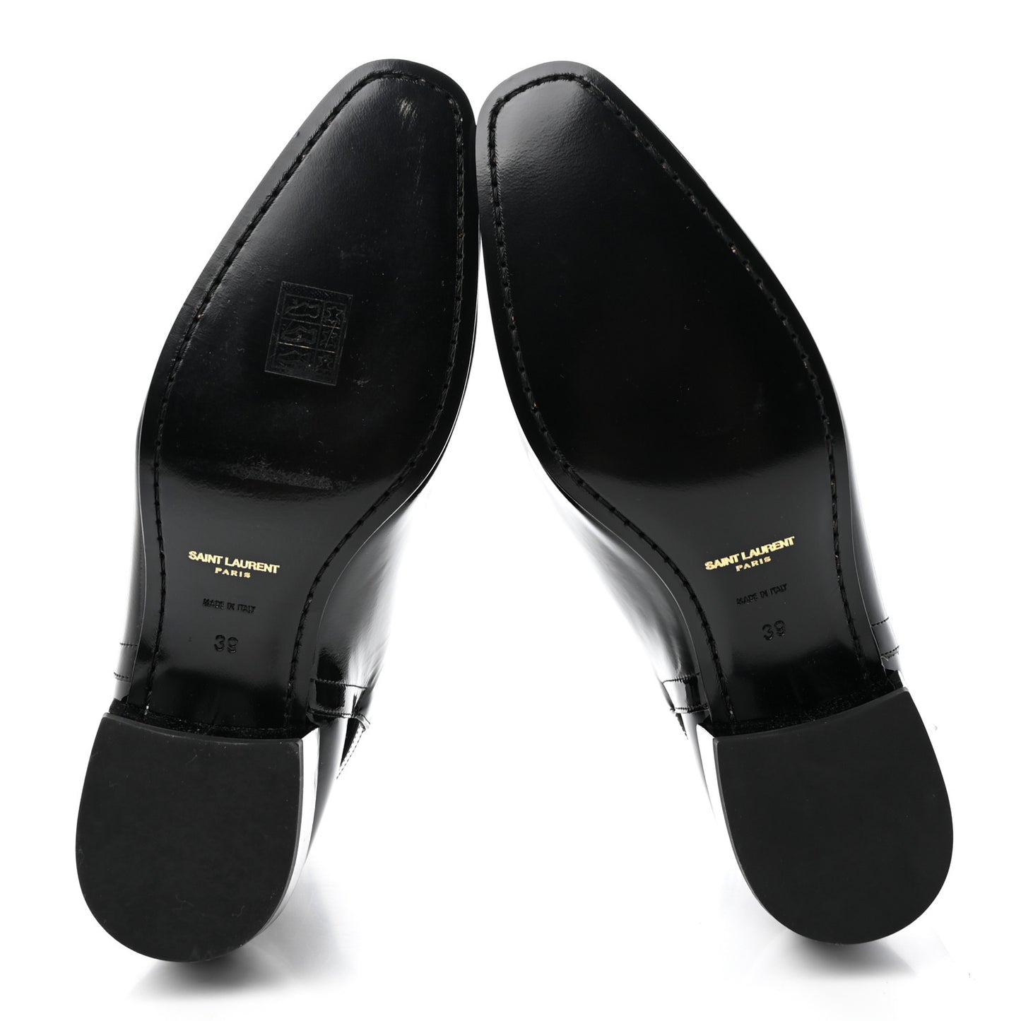 Patent Clementi Ankle Zip Boot 39 Black