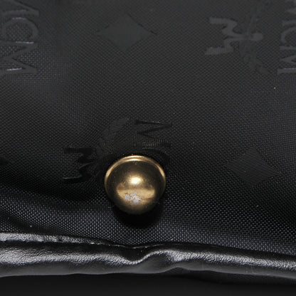 MCM Monogram Coated Canvas Garment Bag Black 17 of 19