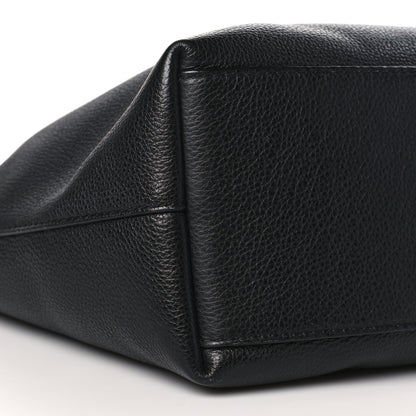 Jimmy Choo Grainy Calfskin Nine2Five East West Tote Black 7 of 8