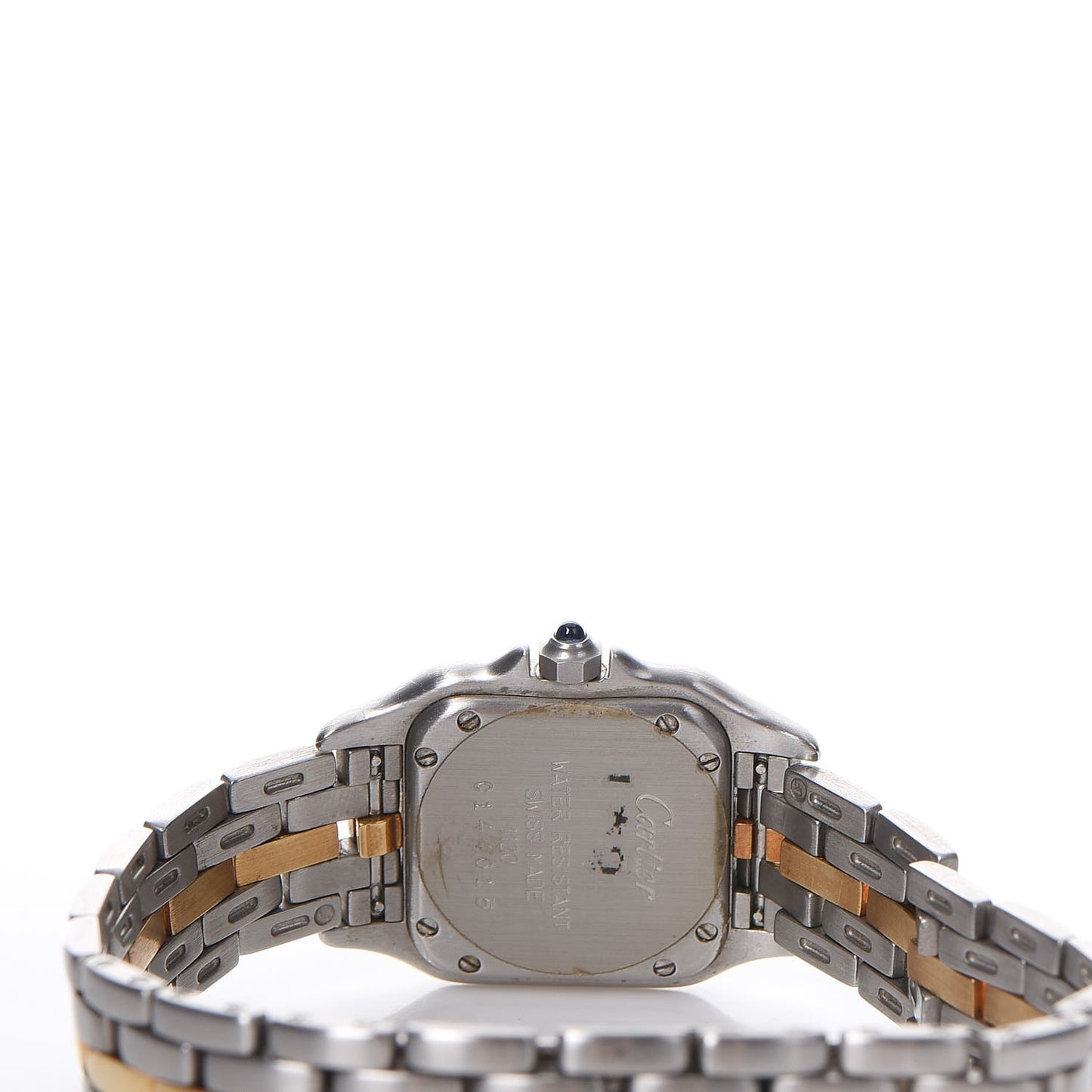 Stainless Steel 18K Yellow Gold 22mm Panthere Quartz Watch