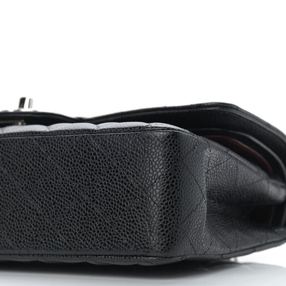 Chanel Caviar Quilted Medium Double Flap Black 8 of 8