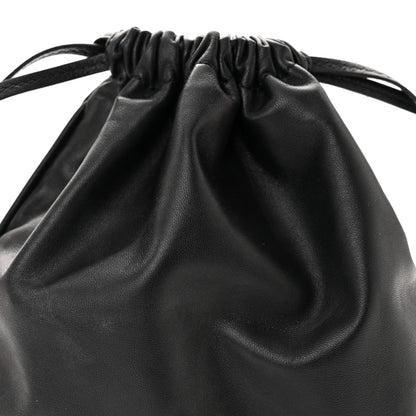 Valentino Garavani Calfskin Rockstud Drawstring Pouch Black 7 of 10