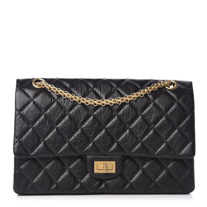 Chanel Aged Calfskin Quilted 2.55 Reissue 226 Flap Black 1 of 11