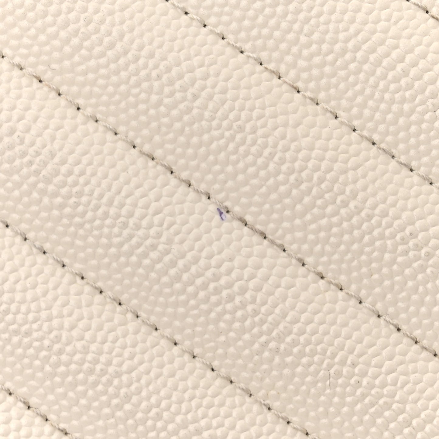 Grain De Poudre Matelasse Monogram Chain Wallet White Black