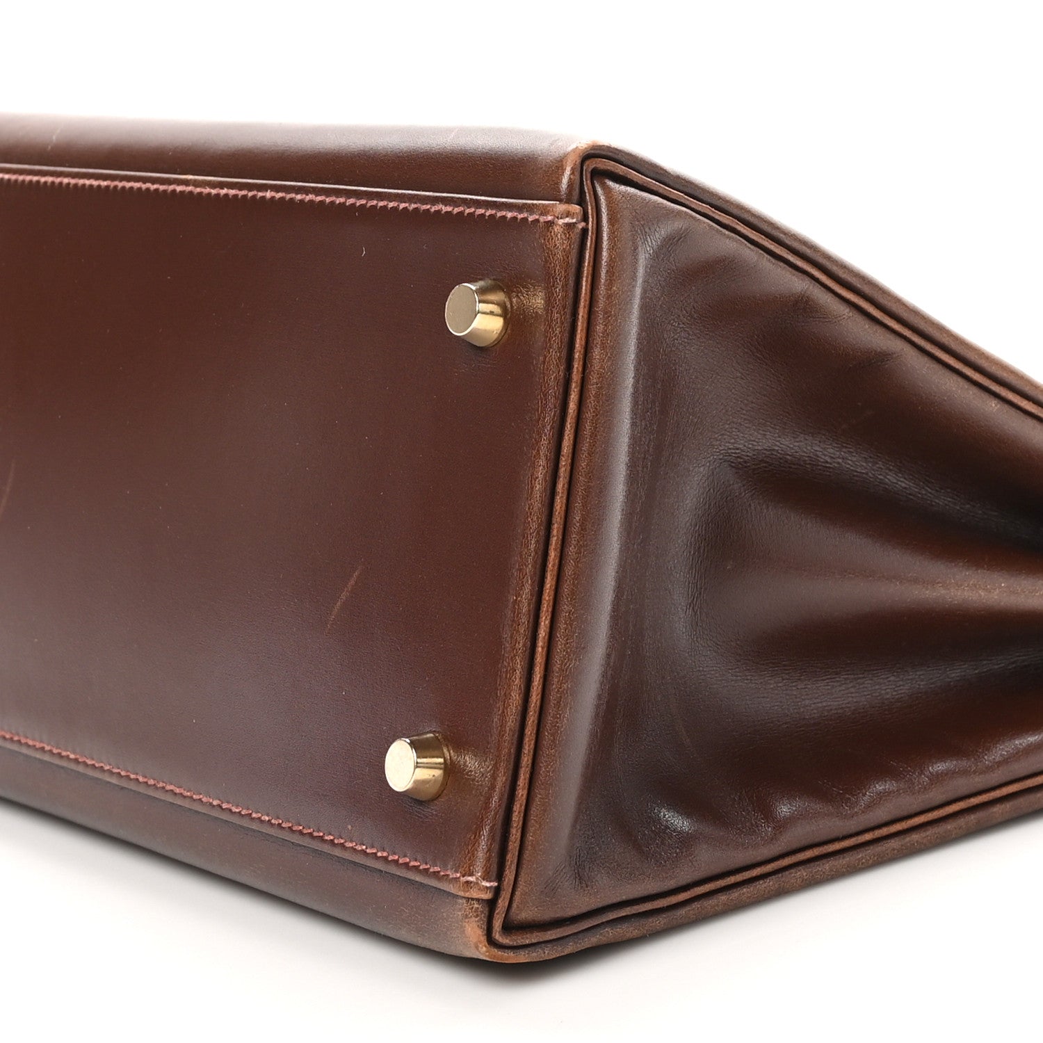 Hermes Box Kelly Retourne 35 Havane 10 of 13