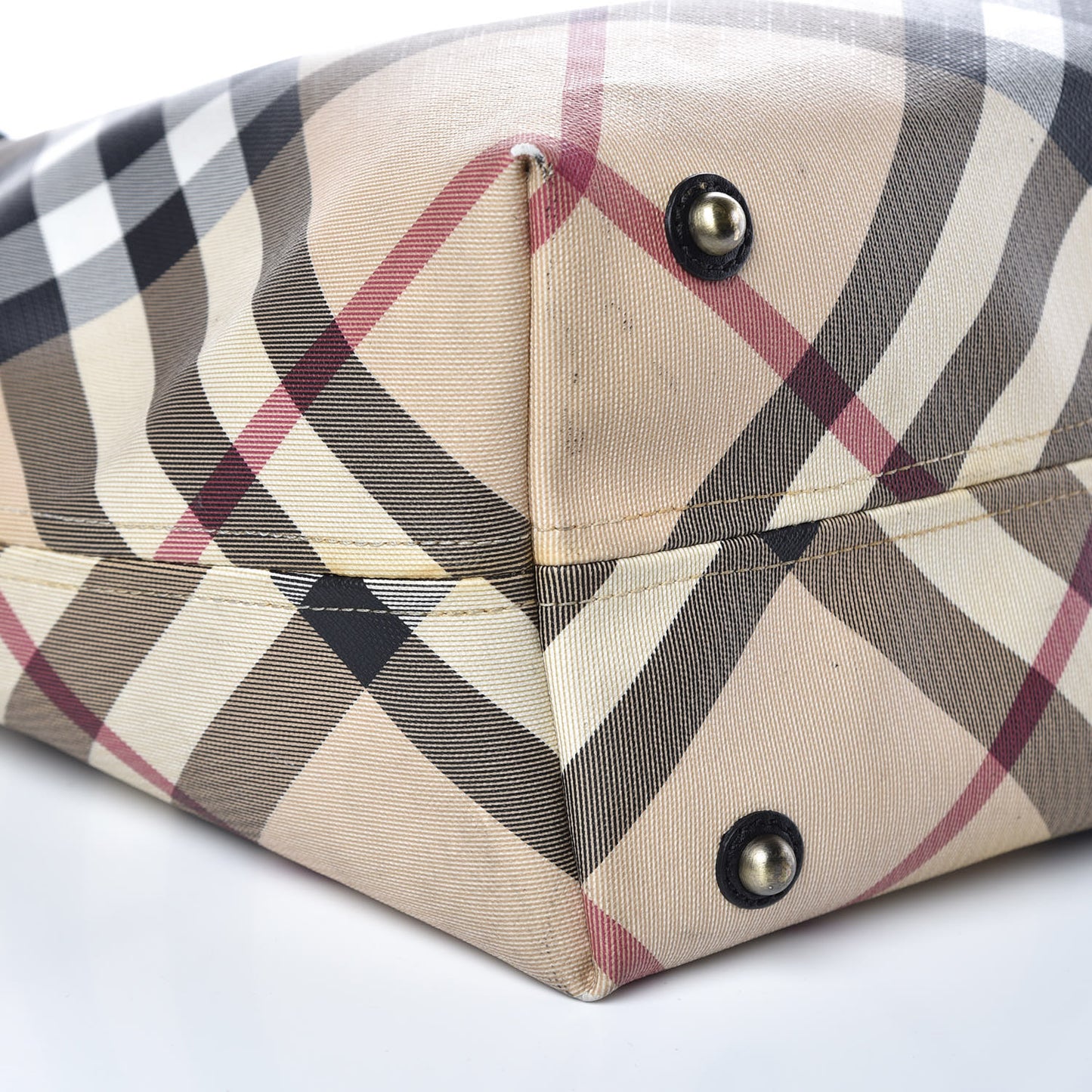 Supernova Check Tote Black