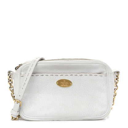Fendi Cuoio Romano Selleria Crossbody White 1 of 11