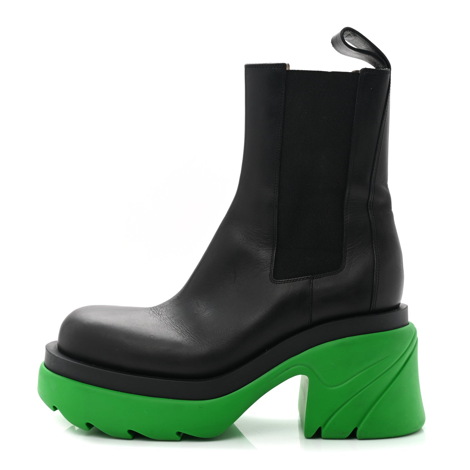 Bottega Veneta Calfskin The Flash Chelsea Boots 39 Black Grass 1 of 10