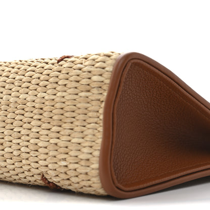 Louis Vuitton Raffia Monogram Giant Toiletry Pouch 26 Tan 9 of 9