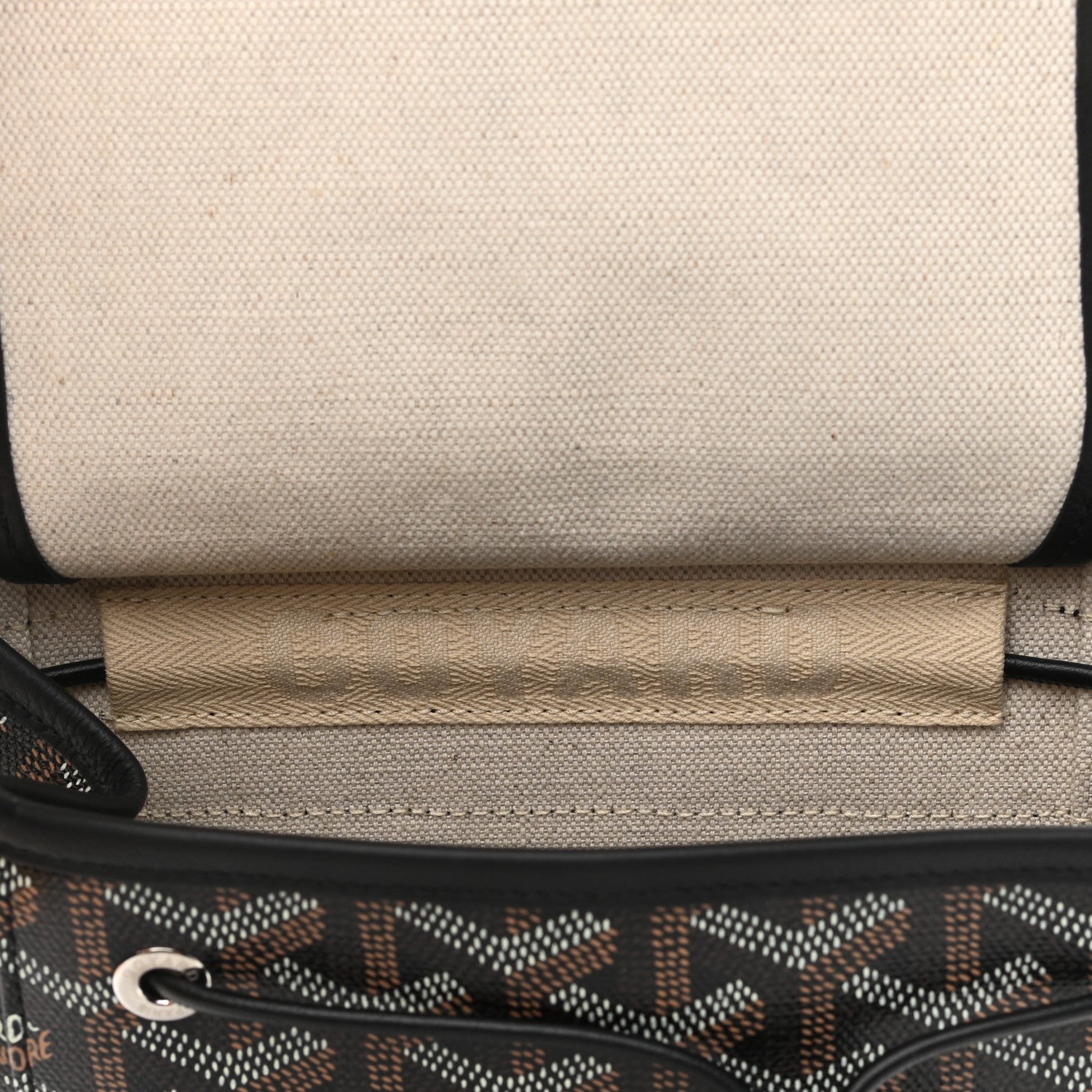 Goyard Goyardine Calfskin Mini Alpin Backpack Black 5 of 8