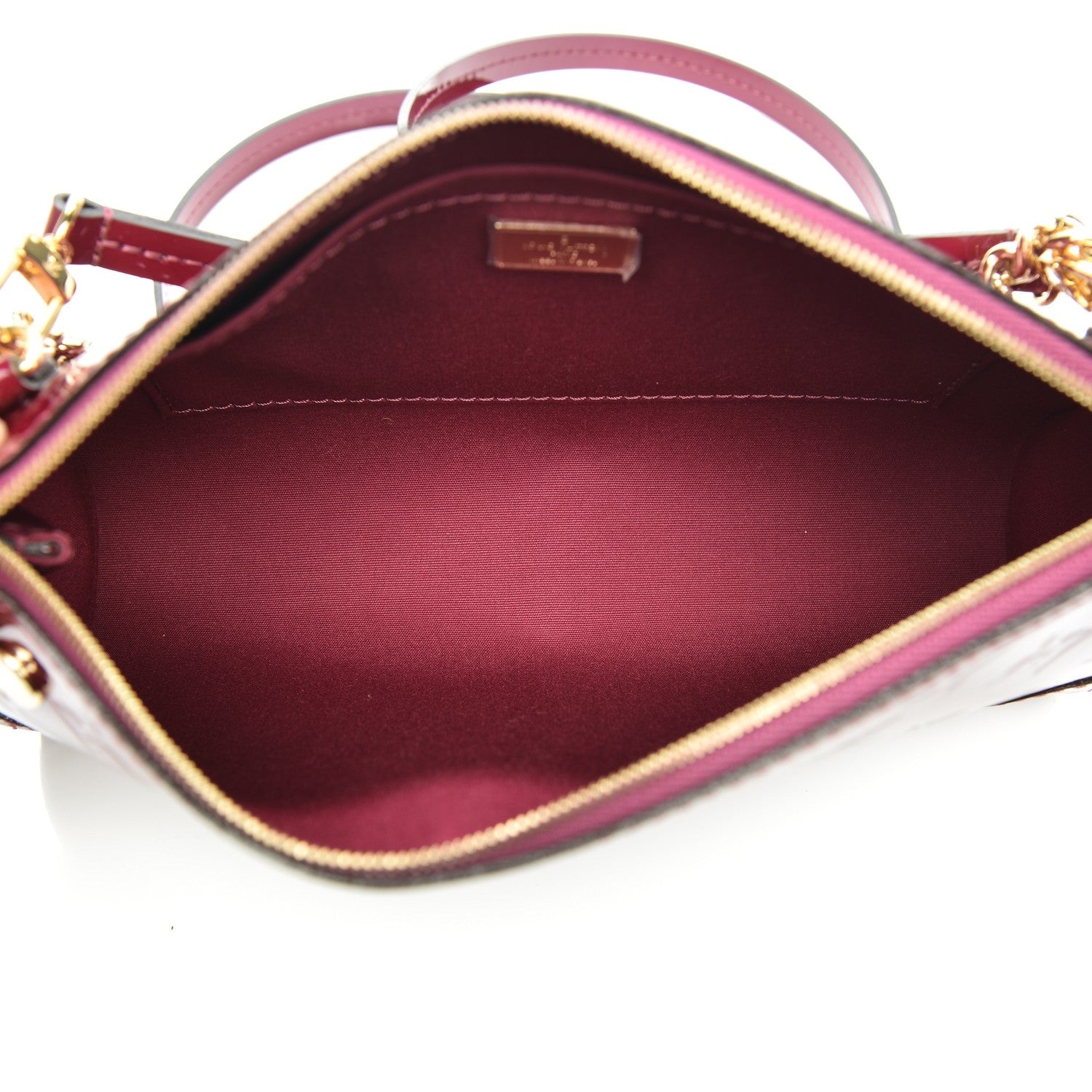 Louis Vuitton Vernis Santa Monica Clutch Magenta 5 of 6