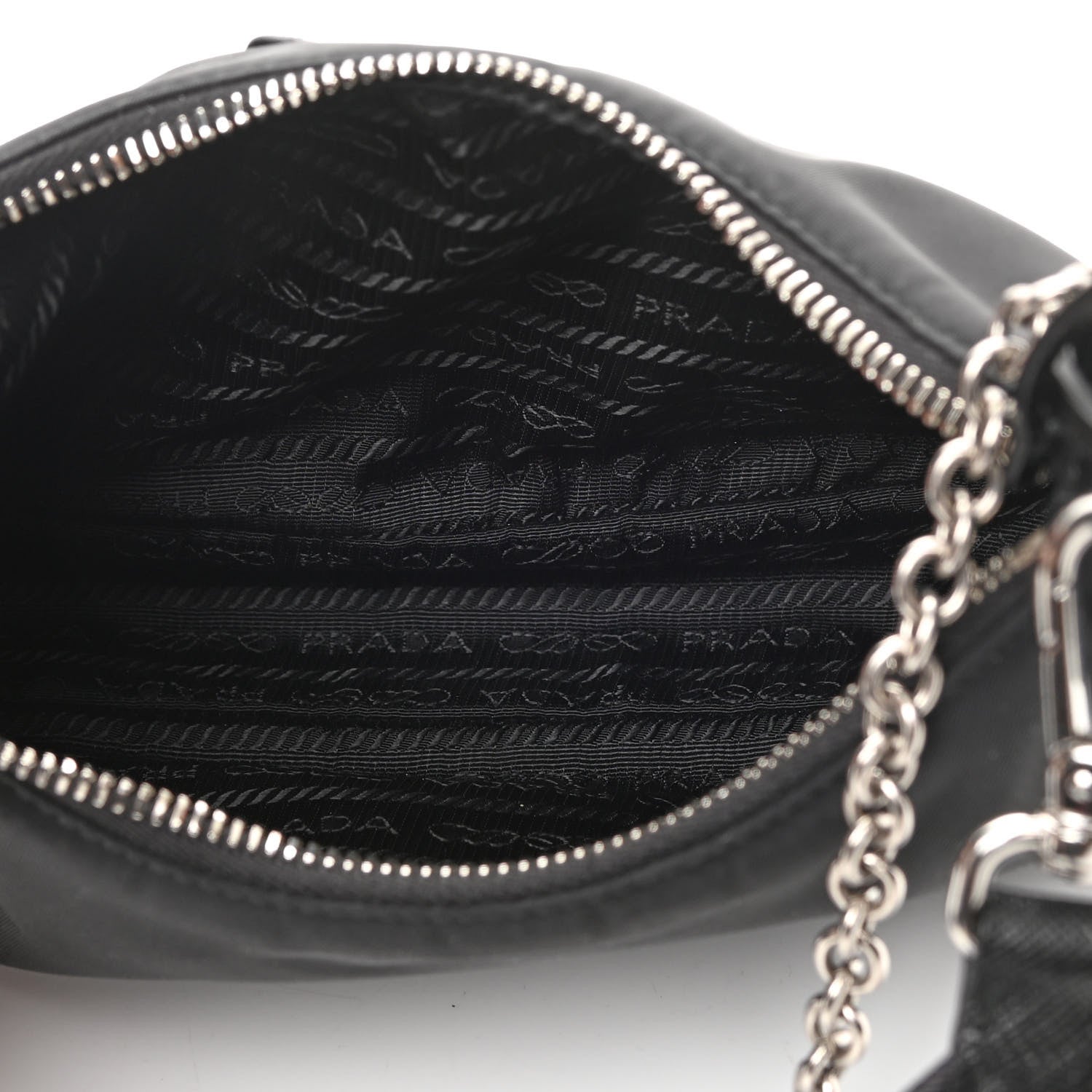 Prada Nylon Re-Edition 2005 Shoulder Bag Black 5 of 13
