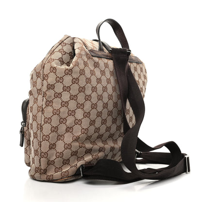 Gucci Monogram Backpack Dark Brown 2 of 11