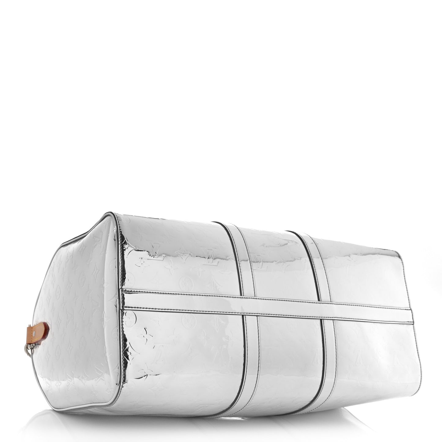 Monogram Mirror Keepall Bandouliere 50 Silver
