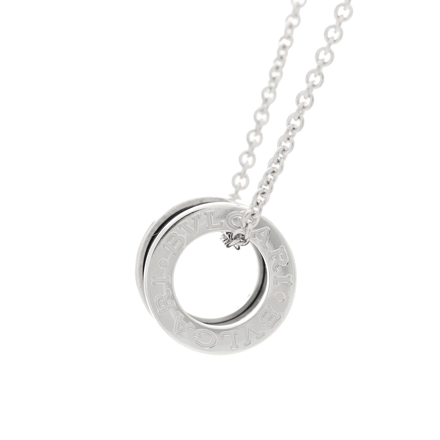 Bulgari Sterling Silver Ceramic Save The Children Pendant Necklace 6 of 6