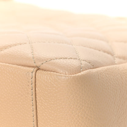 Chanel Caviar Quilted Grand Shopping Tote GST Beige Clair 9 of 13