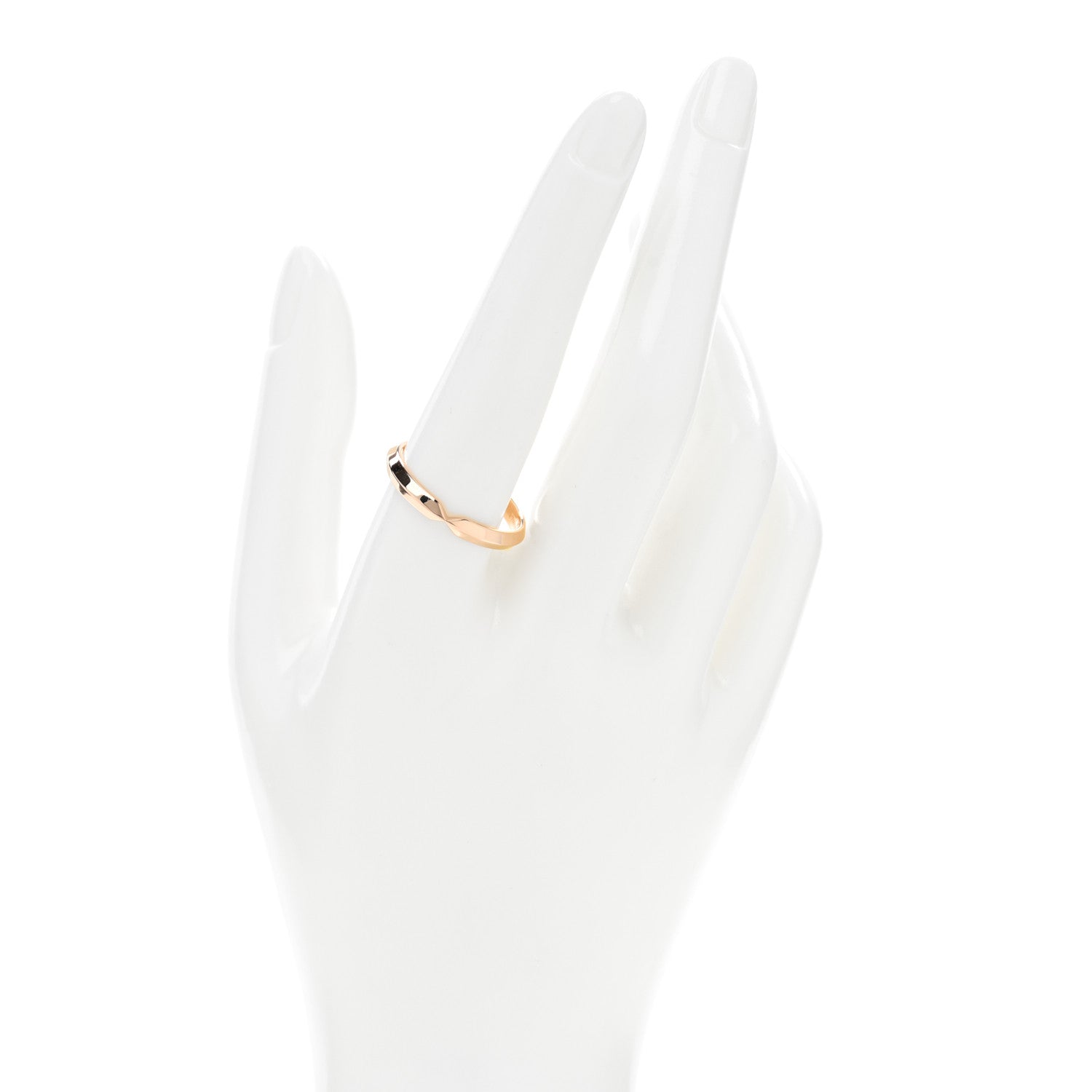 Tiffany 18K Rose Gold Nesting Narrow Band Ring 50 5.5 2 of 4