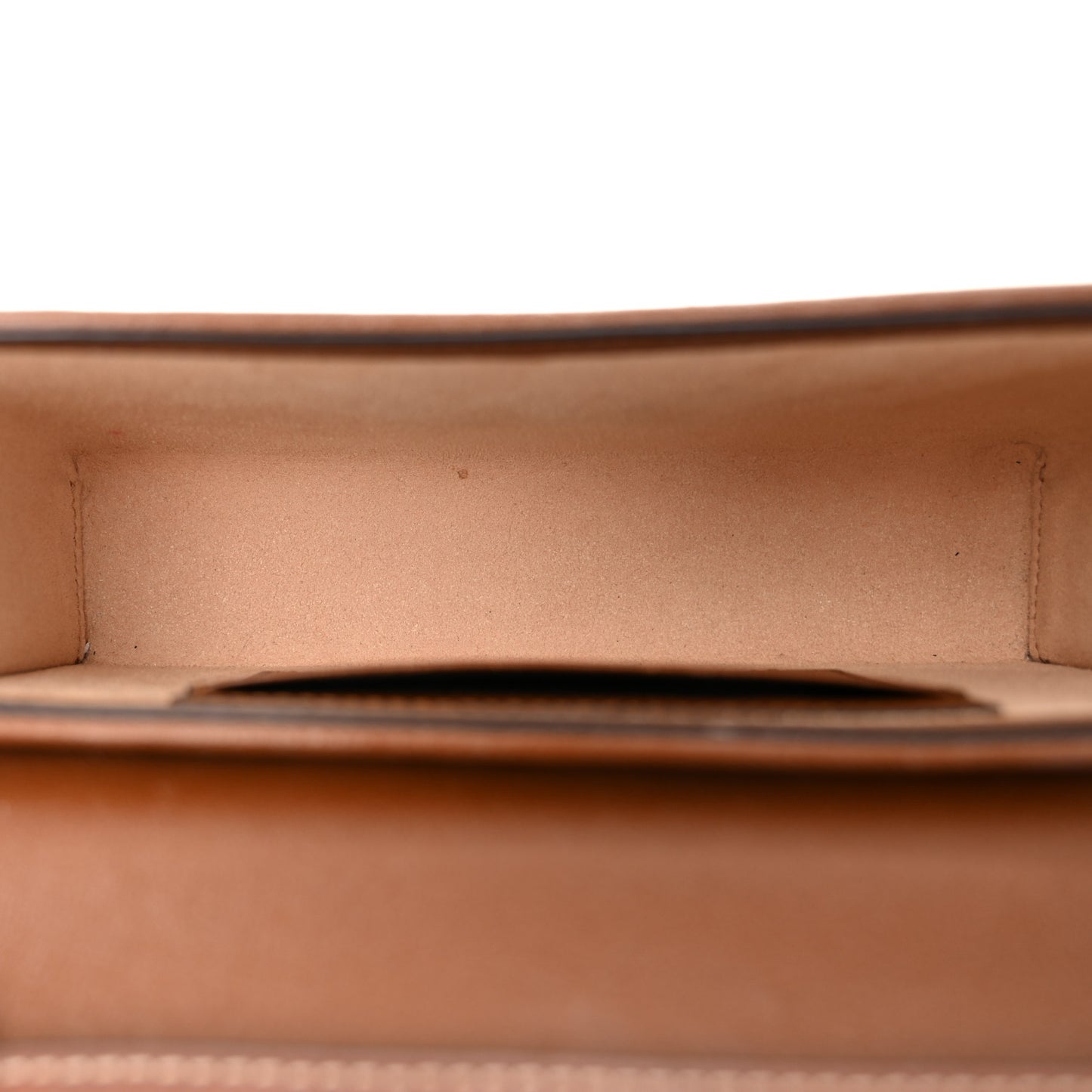 GG Supreme Monogram Calfskin Mini Padlock Top Handle Shoulder Bag Beige Black Cuir