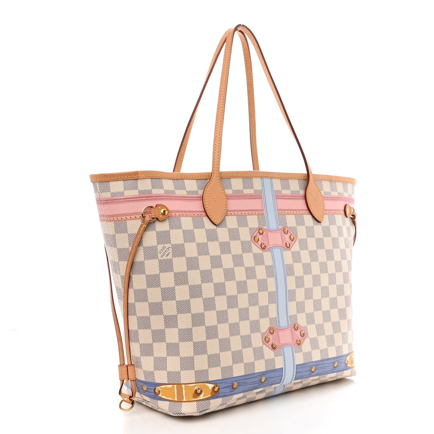 Louis Vuitton Damier Azur Summer Trunks Neo Neverfull MM 3 of 11