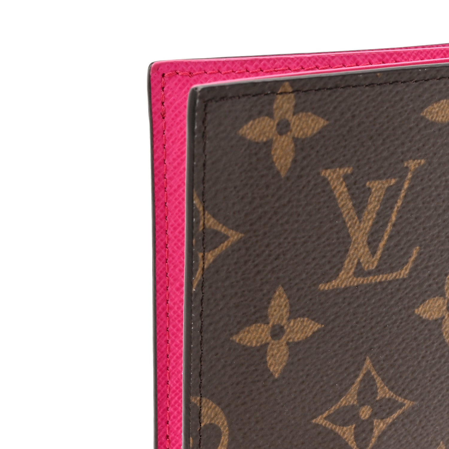 Louis Vuitton Monogram Macassar Passport Cover Fuchsia 8 of 9