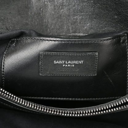 Saint Laurent Sheepskin Tri-quilt Monogram Large College Satchel Black 8 of 13