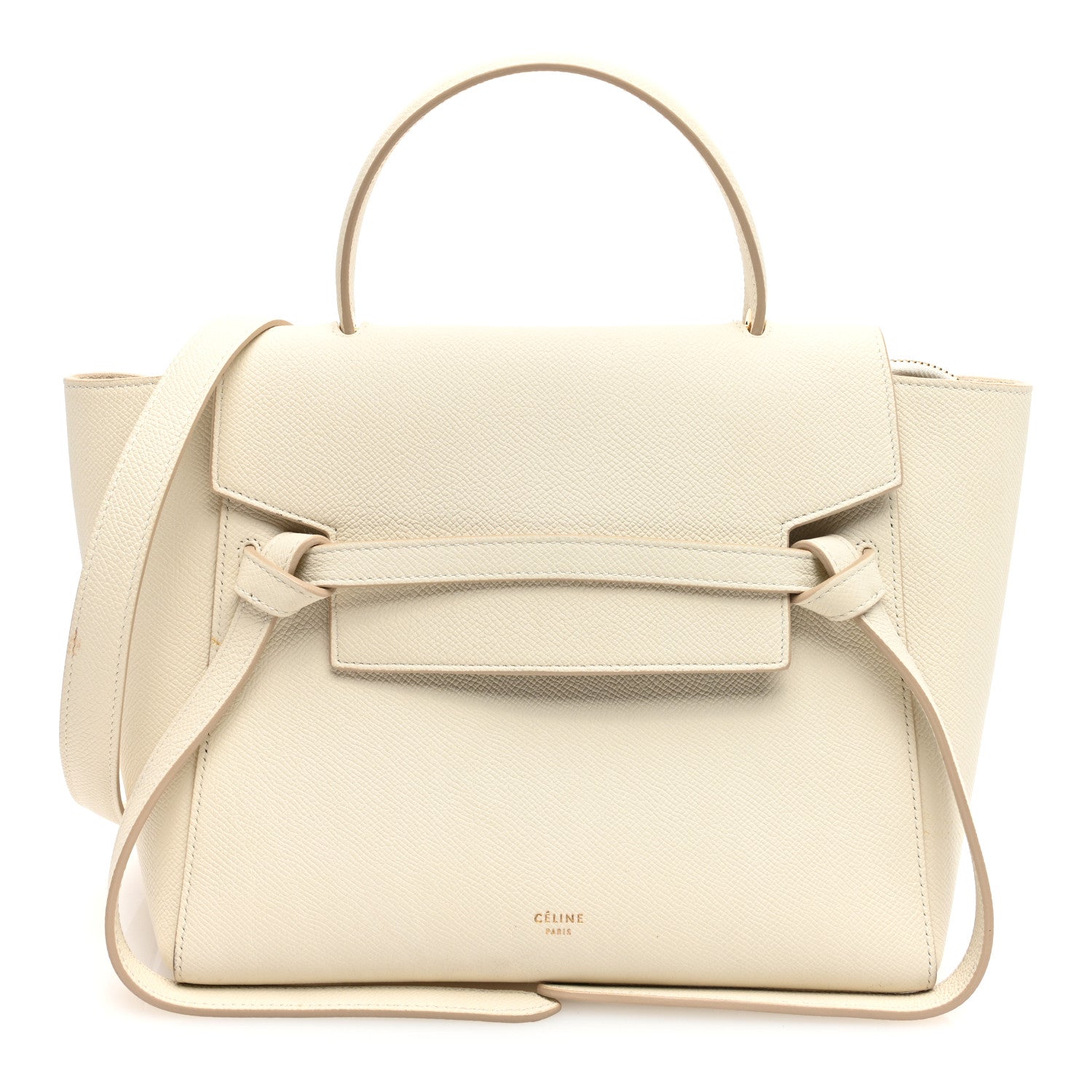 Celine Grained Calfskin Micro Belt Bag Linen 1 of 12