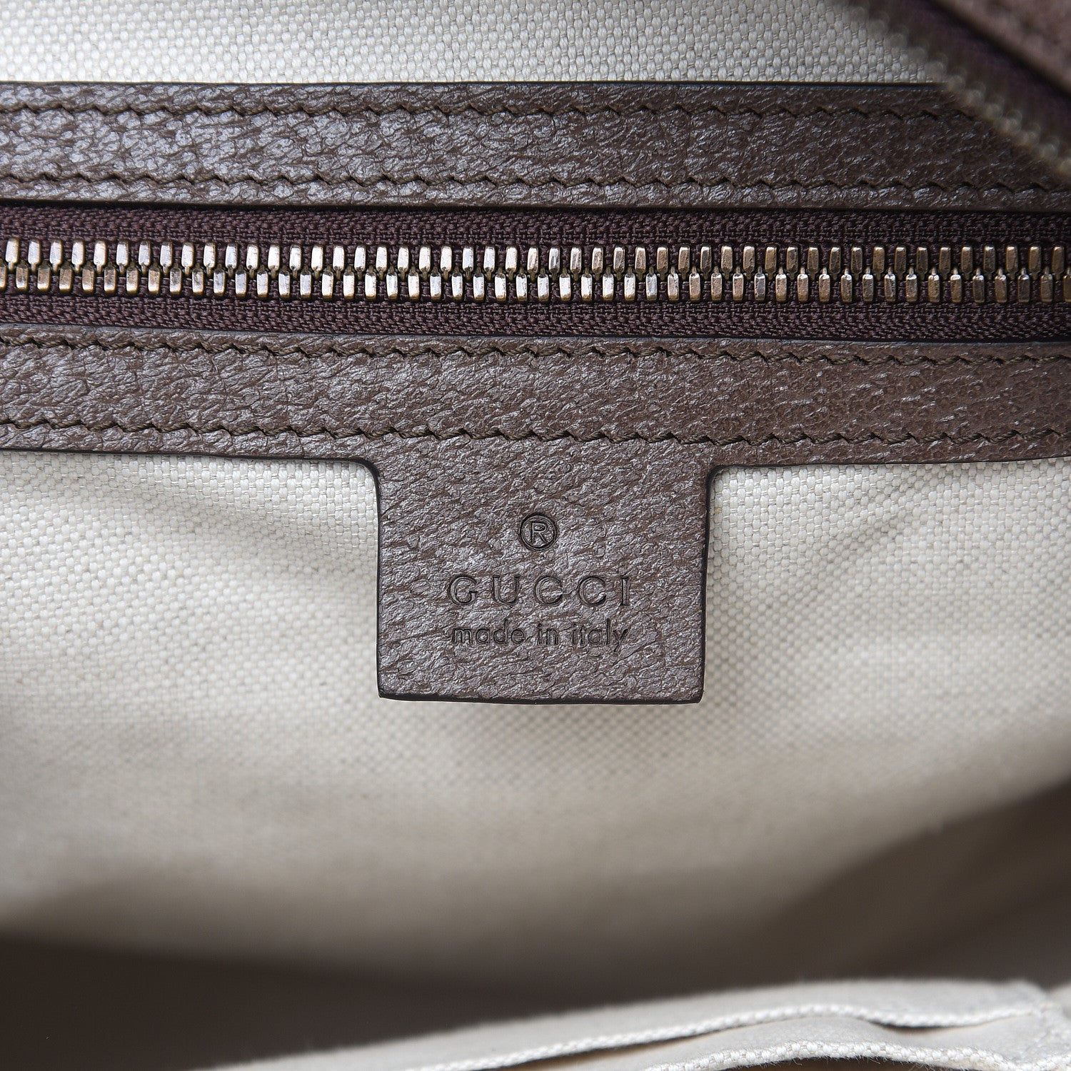 Gucci GG Supreme Monogram Calfskin Web Small Ophidia Day Backpack Beige Ebony New Acero 6 of 11