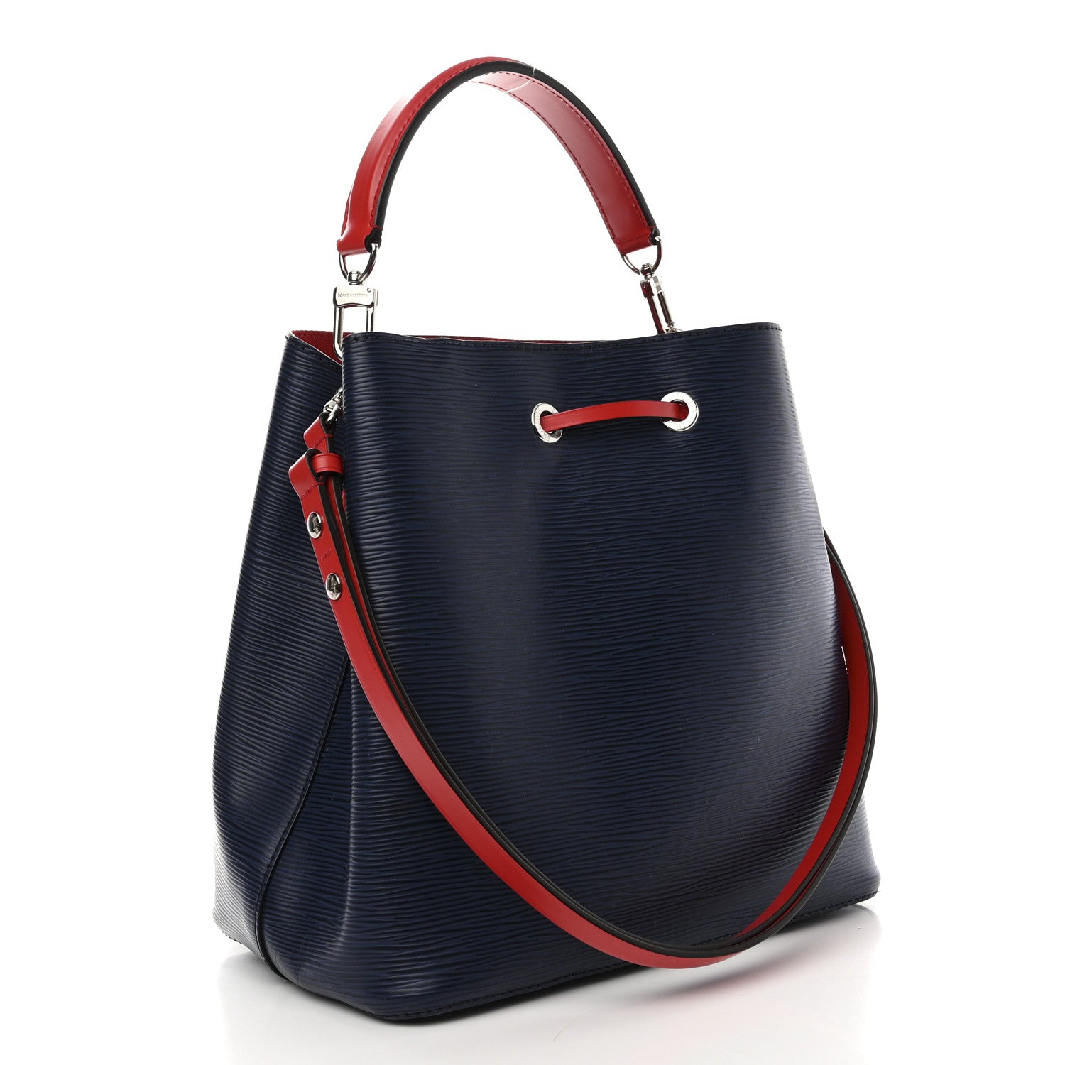 Louis Vuitton Epi Neonoe Indigo Coquelicot 3 of 10