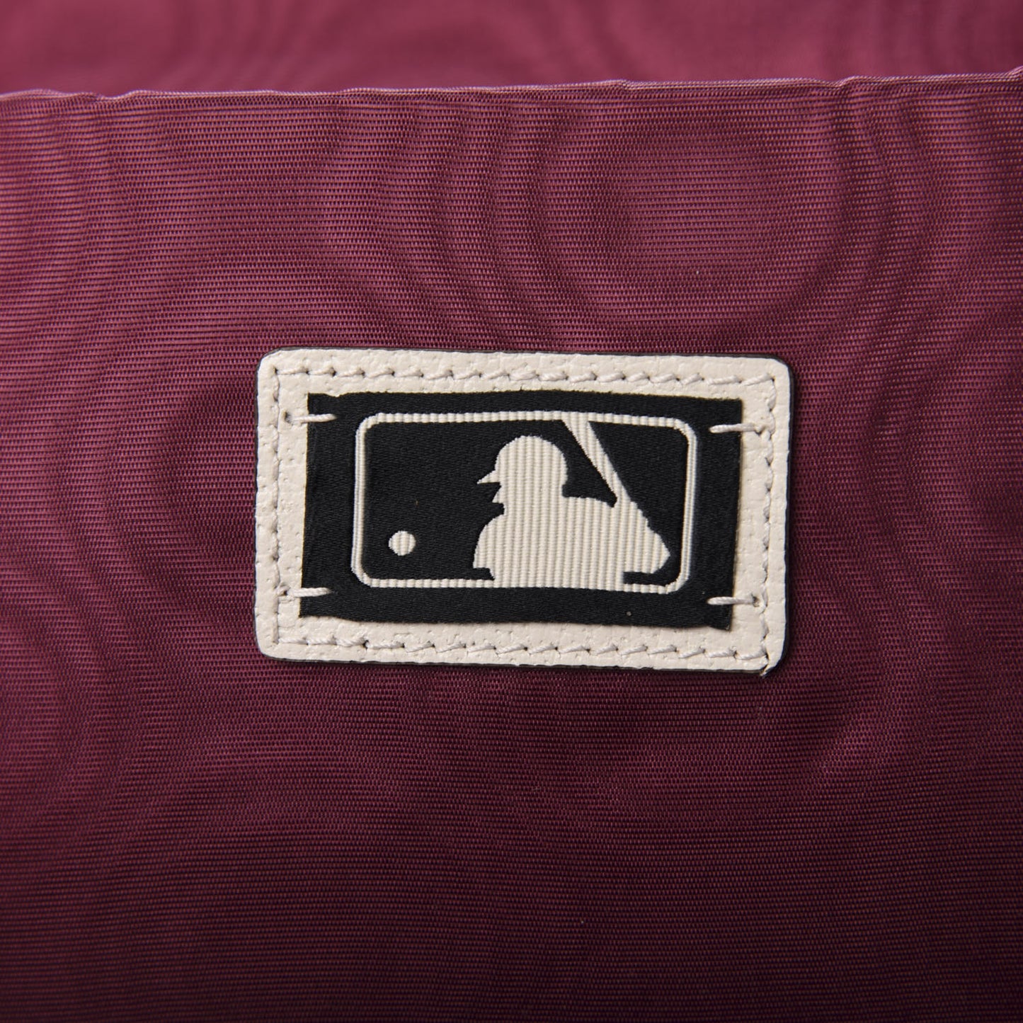 X MLB Satin Floral Print NY Yankees Patch Backpack Ivory Green