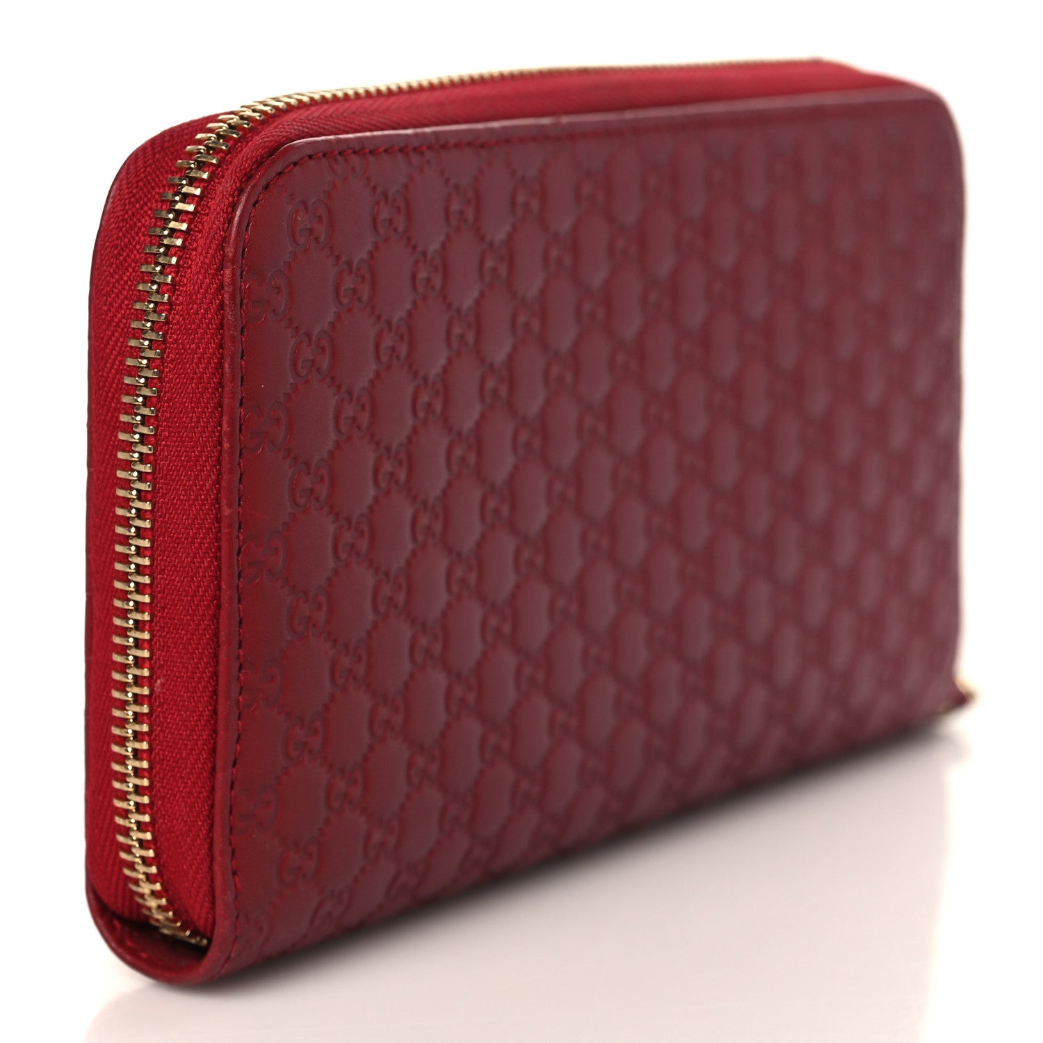 Gucci Microguccissima Zip Around Wallet Red 3 of 6