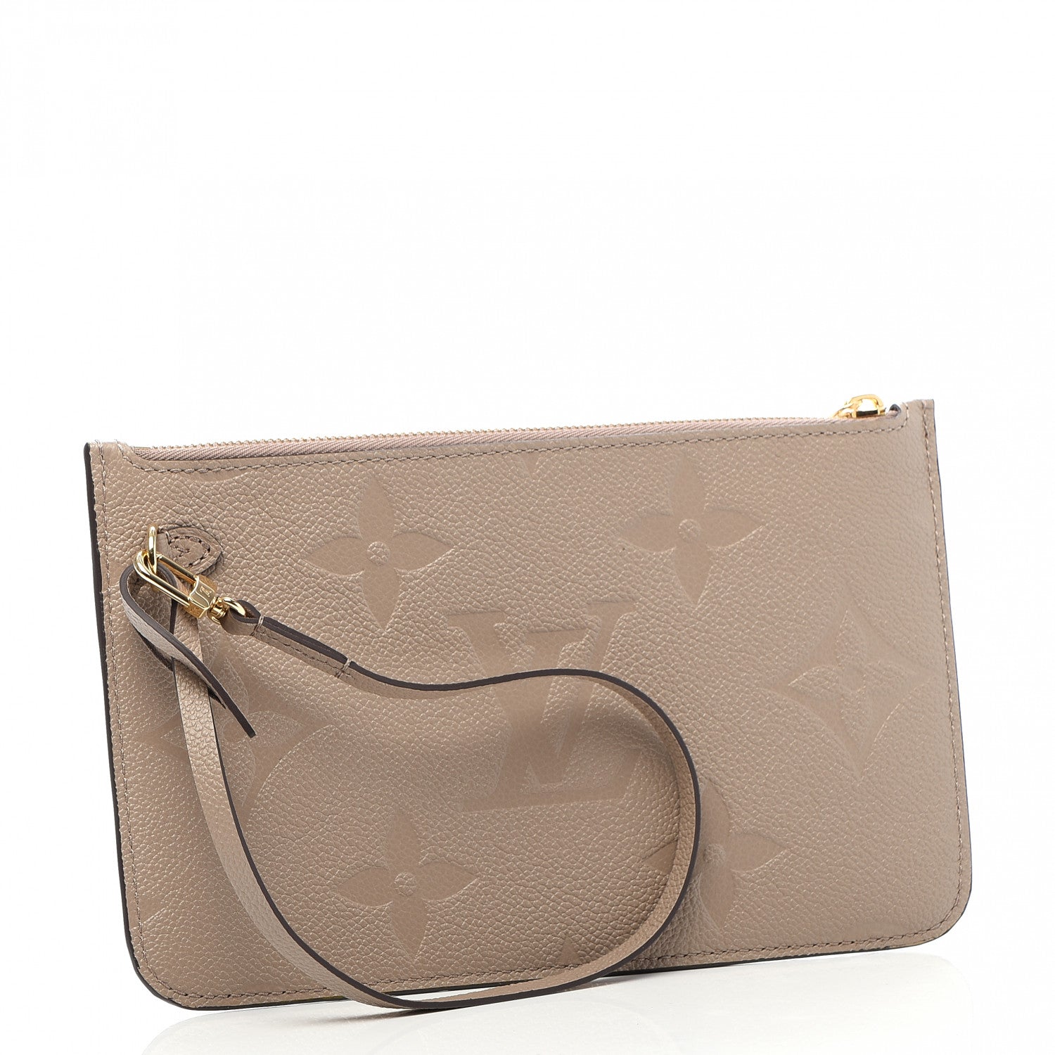 Louis Vuitton Empreinte Monogram Giant Neverfull MM Pochette Tourterelle 3 of 7