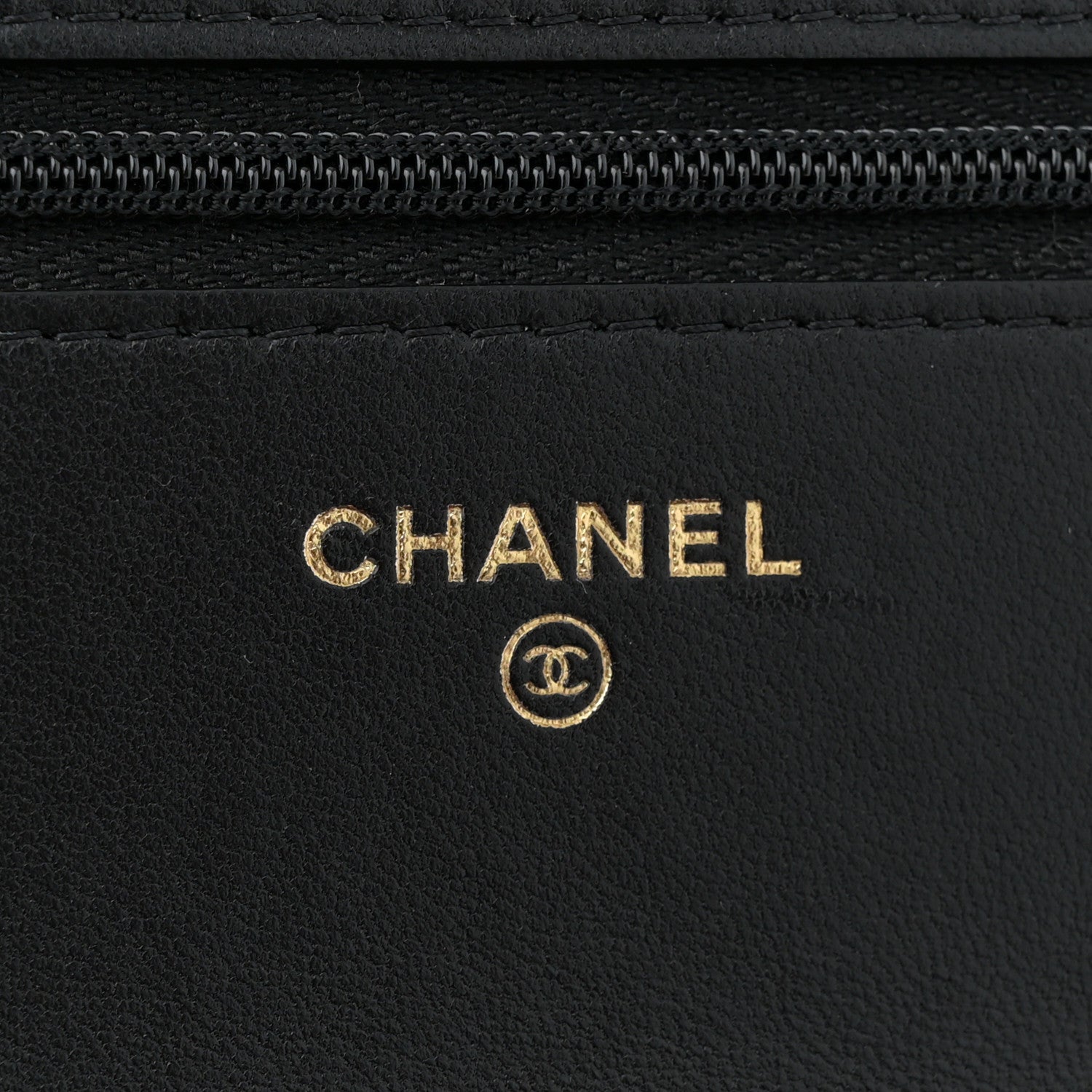 Chanel Lambskin Quilted Sweet Camellia Wallet On Chain WOC Black 6 of 11