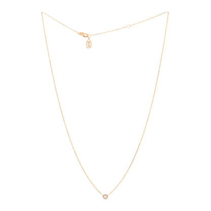 Cartier 18K Pink Gold Diamond XS D'Amour Pendant Necklace 2 of 4